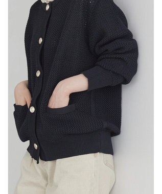 AMERICAN HOLIC エコカルットクルーネックカーディガン Navy