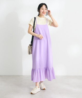 CRAFT STANDARD BOUTIQUE ティアードキャミワンピース Purple