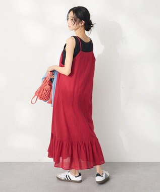 CRAFT STANDARD BOUTIQUE ティアードキャミワンピース Red