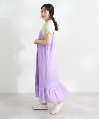 CRAFT STANDARD BOUTIQUE ティアードキャミワンピース Purple