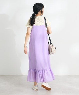 CRAFT STANDARD BOUTIQUE ティアードキャミワンピース Purple