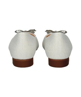 Bridget Birkin 【Bridget Birkin】ビジューリボンラメパンプス シルバー雑材