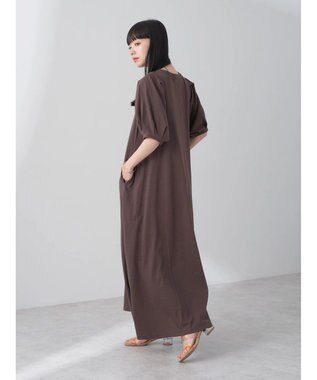 earth music&ecology Ａラインカットワンピース Brown