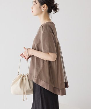 AMERICAN HOLIC バックチュールレイヤードカットプルオーバー Mocha