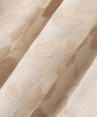 自由区 【Premium Collection】フラワーエンブロイダリーチュール  スカート ベージュ系