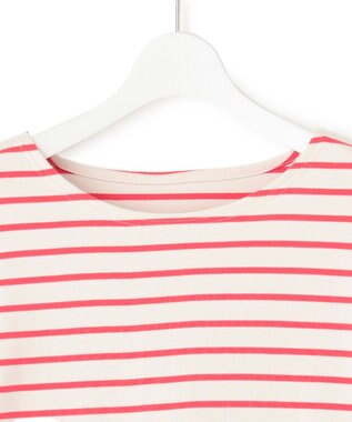 23区 L 【Oggi4月号掲載/洗える】Armor-lux ボーダー カットソー アイボリーxトマトボーダー