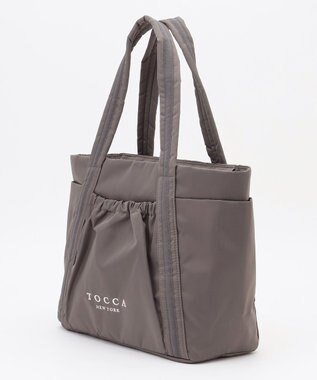TOCCA 【WEB＆一部店舗限定】【A4サイズ対応・撥水・サスティナブル素材】SOSTA POCKETTOTE トートバッグ グレージュ系