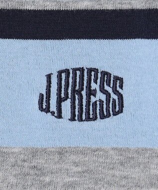 J.PRESS KIDS 【140-170cm】マルチボーダー 半袖Ｔシャツ サックスブルー