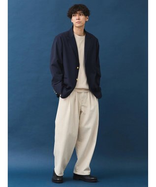 CRAFT STANDARD BOUTIQUE ワイドリブクルーネックニットプルオーバー Ivory