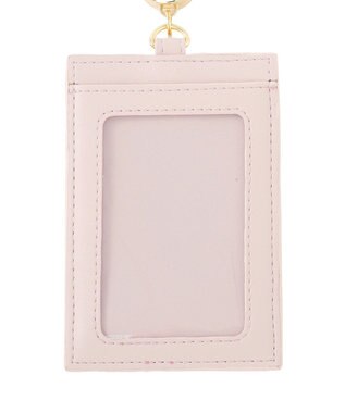 Maison de FLEUR リール付きフラワーガーデン柄パスケース Pink