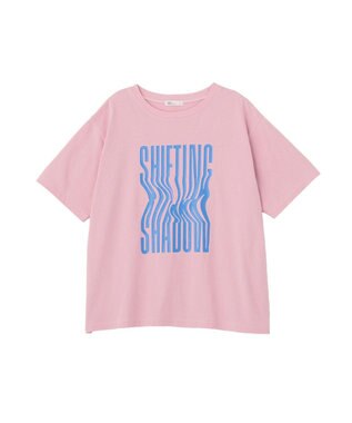 CRAFT STANDARD BOUTIQUE ツイストロゴハーフスリーブTシャツ Pink