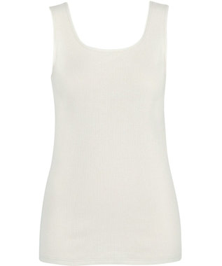 Wing インナー オーガニックコットン100％(身生地) ブラがひびきにくい 【綿の贅沢 オーガニック リブタイプ】 ノースリーブ タンクトップ EL1161 ウイング／ワコール クリーム