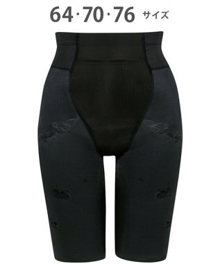 Wing ガードル ウエストのハミ肉すっきり おなか押さえ ヒップアップ 少し高めのウエスト丈 【ハミデンヌ】 吸汗速乾性(身生地部) ロング丈 KQ2885 ウイング／ワコール