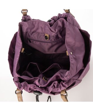 Y'SACCS 【Y’SACCS vous et】ポーチ付き3WAYトート パープル