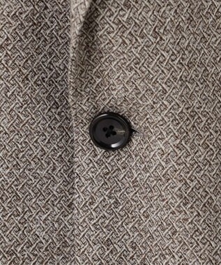 GOTAIRIKU 【DELFINO】ナポリジオメトリックツイード ジャケット_ブラウン ベージュ系8