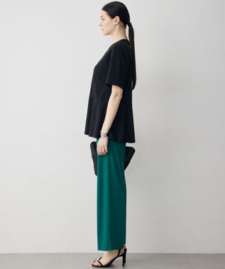 ICB 【WEB限定カラーあり】マットスキューバ トラックワイドパンツ エメラルド