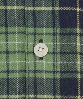 J.PRESS KIDS 【140-170cm】起毛チェックシャツ グリーン系4