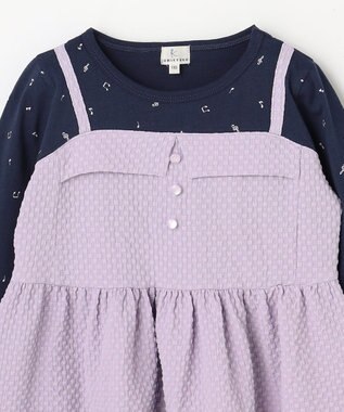 組曲 KIDS 【110-140㎝】メロディ ビスチェトップス ラベンダー