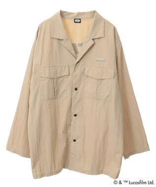 Green Parks ＳＴＡＲ　ＷＡＲＳ／バックプリントシャツ Beige