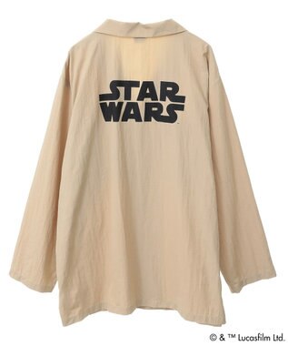 Green Parks ＳＴＡＲ　ＷＡＲＳ／バックプリントシャツ Beige
