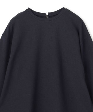 UNFILO ジョーゼット ラウンドテール プルオーバー ネイビー