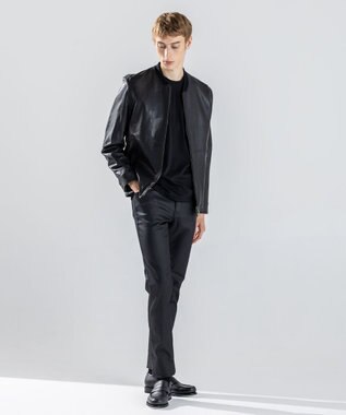 JOSEPH HOMME 【抜群のストレッチ性/光沢素材】ハイパワーソフトストレッチ 5ポケットパンツ / STICK 5P ブラック系