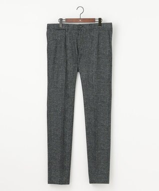 JOSEPH ABBOUD 【キングサイズ・ストレッチ】フランネルジャージ パンツ ブラック系