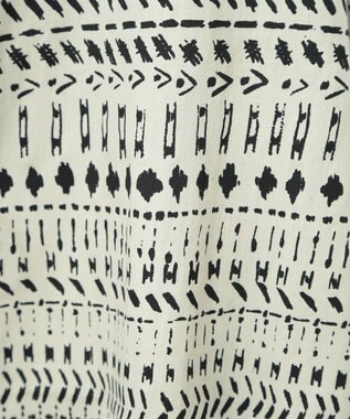 CRAFT STANDARD BOUTIQUE フリンジ紐付ペプラムブラウス Black