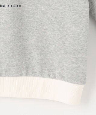 組曲 KIDS 【150-160cm】ロンドンスタンプ トレーナー グレー系