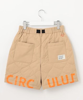PW CIRCULUS 【WOMEN】ひょうたんキルティング中綿ショートパンツ ベージュ系