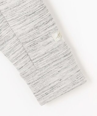 JOSEPH ABBOUD MOUNTAIN 【軽量/ソフト】ソフトダンボールニットジップパーカー ライトグレー系