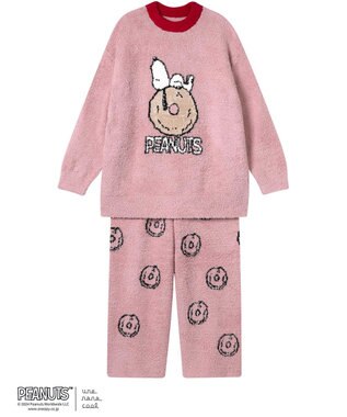 une nana cool 【スヌーピー】PEANUTS × une nana cool プルオーバー＆ロングパンツセット SNOOPY PI