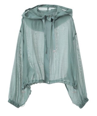 Green Parks ・ＥＬＥＮＣＡＲＥ　ＤＵＥ　シアーマウンテンパーカー Charcoal Gray