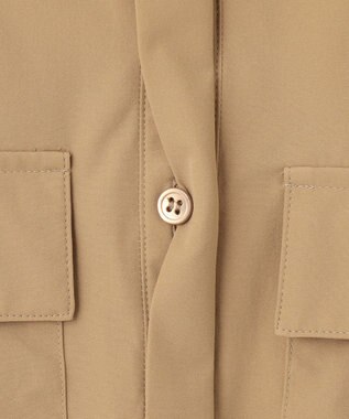 ICB 【接触冷感・UVカット・撥水・洗える】 プルーフ4WAYタフタ ブラウス コルク系