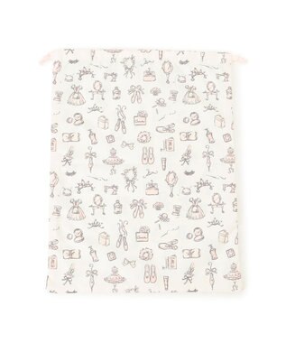 Chacott バレリーナメッシュ巾着L オフホワイト