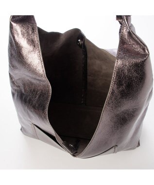 UNBILLION カシュカシュ cachechche / ノットディテールPUワンショルダー ダークシルバー