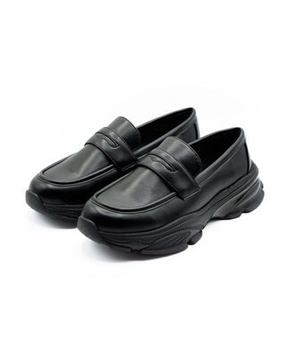 APOM ウォーターレジストスニーカーローファー ブラック