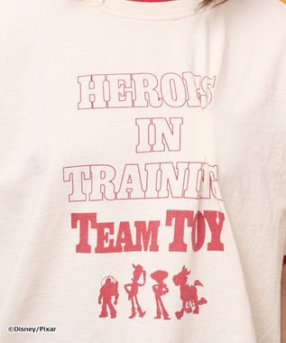 AMERICAN HOLIC 【TOY STORY】リメイク風グラフィックTシャツ Ivory