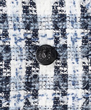 BEIGE， BERYL / ファンシーツイードダブルジャケット Navy Mix