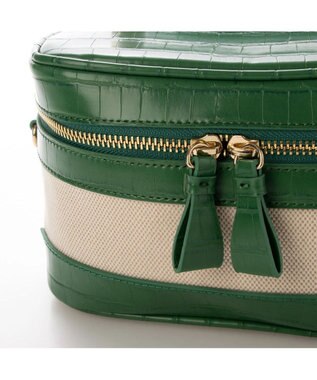 UNBILLION kakatoo バンブーハンドル2wayバニティバッグ グリーン