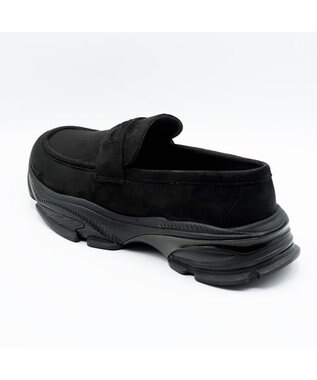 APOM ウォーターレジストスニーカーローファー ブラックスエード