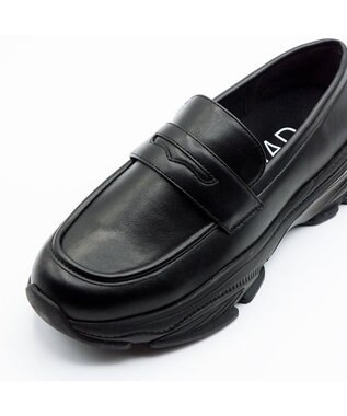 APOM ウォーターレジストスニーカーローファー ブラック