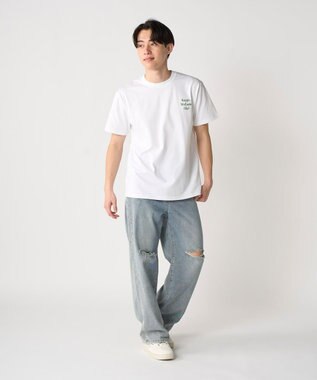 OP／FILA 【Kappa】ウェルネスクラブプリントTシャツ ホワイト