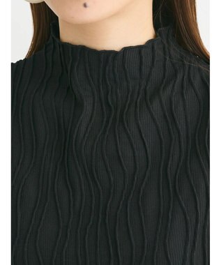 Green Parks ・Ｐｅｔｉｔ　Ｆｌｅｕｒ　ウェーブメロープルオーバー Black