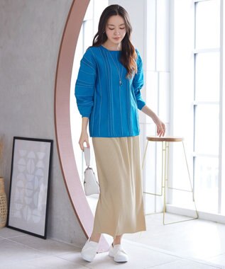 Tiaclasse L 【おのののかさん着用】クリスタルプリーツスカート ベージュ