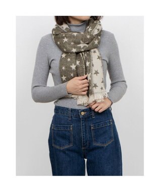 UNBILLION カシュネ cache nez / 星柄ジャカードストール