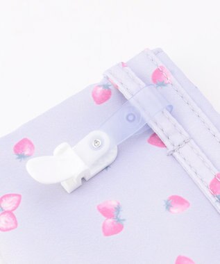 ANY KIDS 【Strawberry Collection】いちご総柄移動ポケット ラベンダー