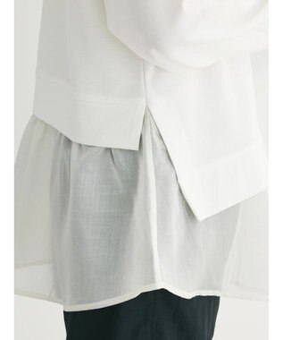 Green Parks 前後２ｗａｙシアードッキングチュニック Off White