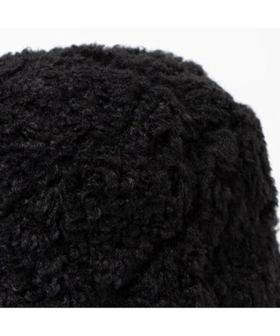 UNBILLION カシュネ cache nez / キルティングフェイクファーバケットハット ブラック