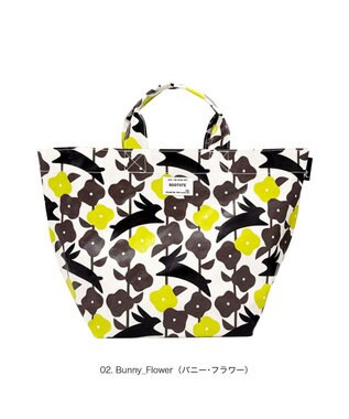 ROOTOTE 3535【ルートート】EU.デリ.ラミネート-X 02：バニー・フラワー